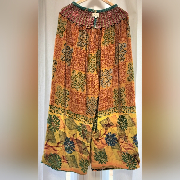Kantha Bae Silk Synergy Side Split Pants - Picture 5 of 10